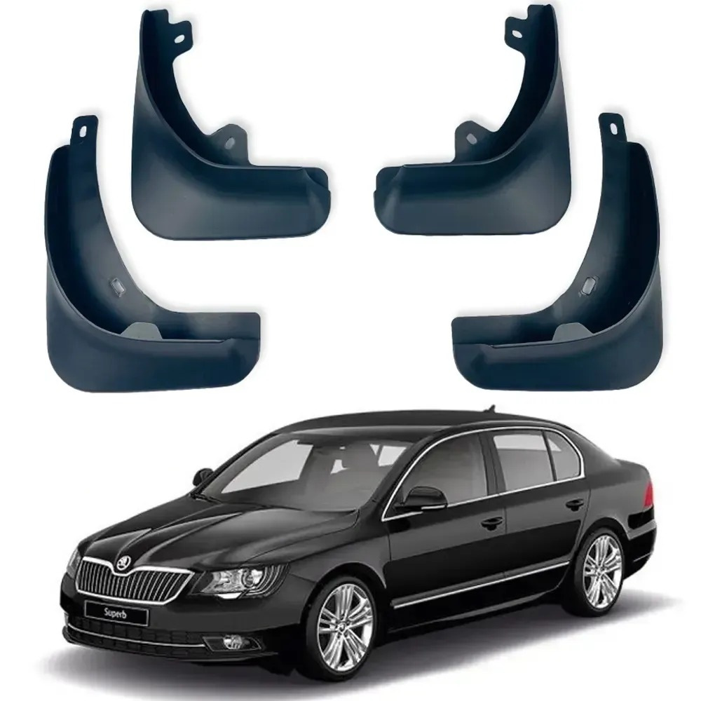 Брызговики Skoda Superb 2008-2014 , (4шт.) Benke