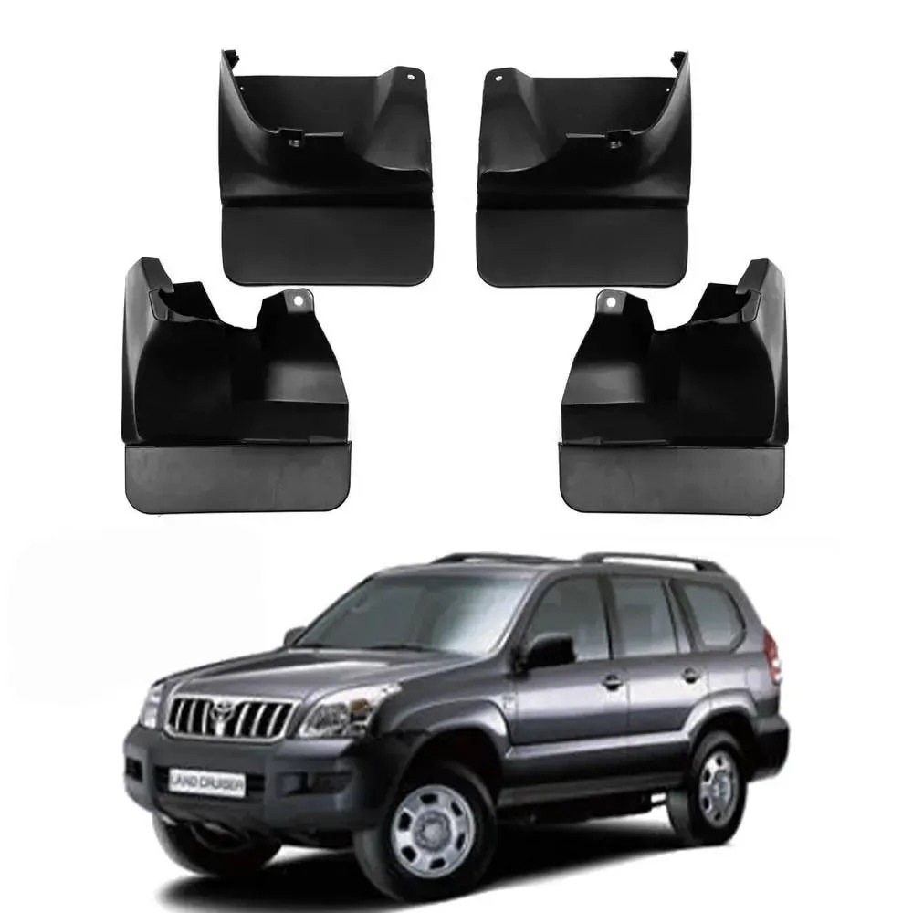 Брызговики Toyota Land Cruiser Prado 120 2003-2009, (4шт.) Premium