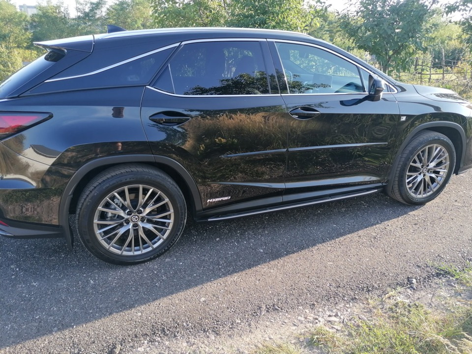 Бризковики Lexus RX 350 2019-2022, оригінальний дизайн (4шт.)