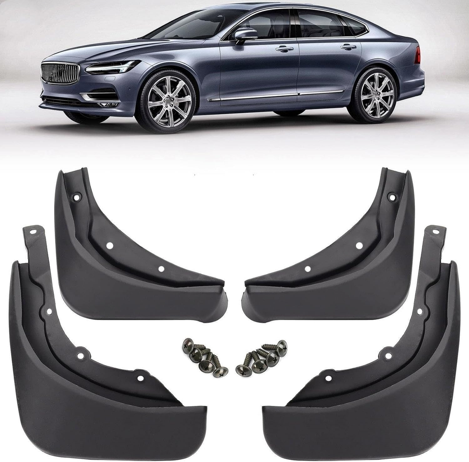Брызговики Volvo S90 2016-2023, к-кт 4шт. Xukey