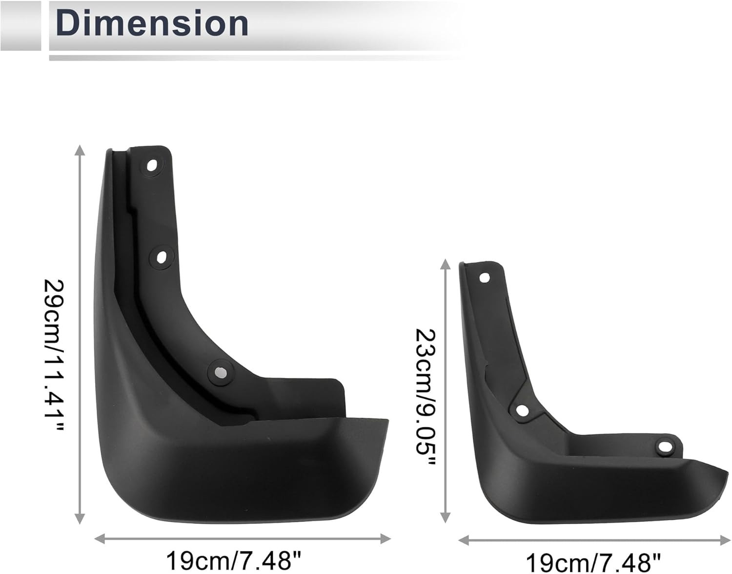 Брызговики Volvo S60 2019+, к-кт 4шт. Xukey