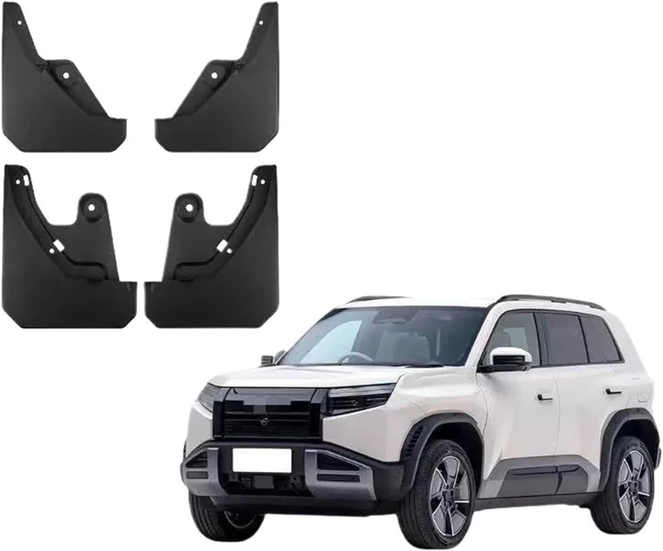 Бризковики BYD Leopard 3, Fangchengbao Tai 3 (Ti03) 2025+, к-кт (4шт.)