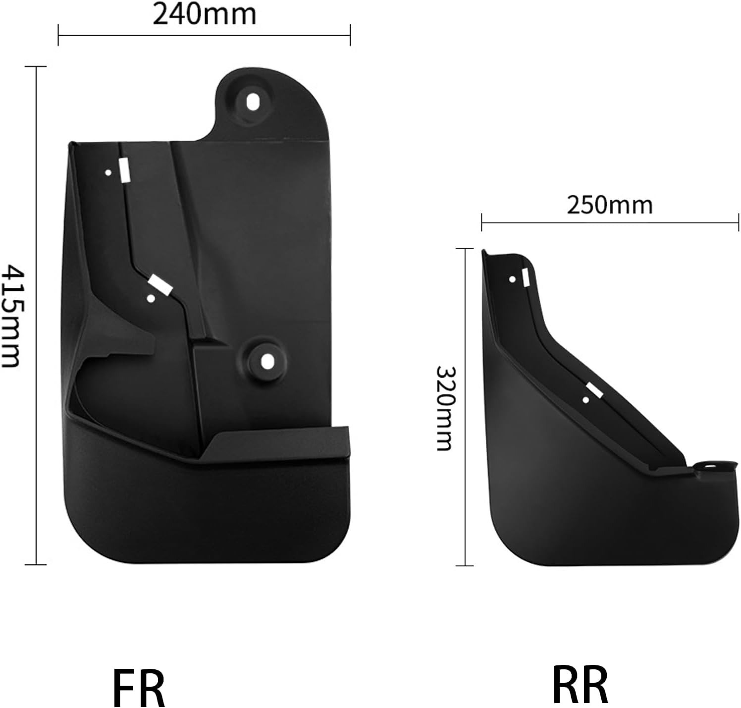 Бризковики BYD Leopard 5 2025+, к-кт (4шт.)