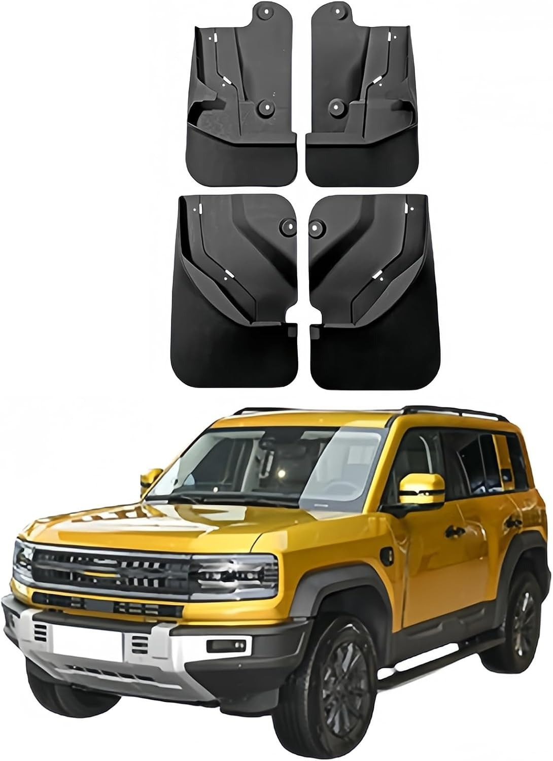 Бризковики BYD Leopard 5 2023-2024 електро підніжки, к-кт (4шт.)