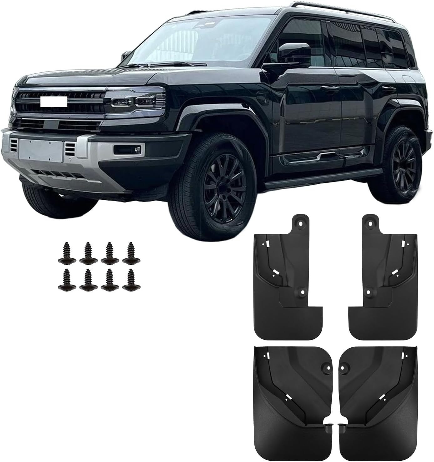 Бризковики BYD Leopard 5 2023-2024, к-кт (4шт.)