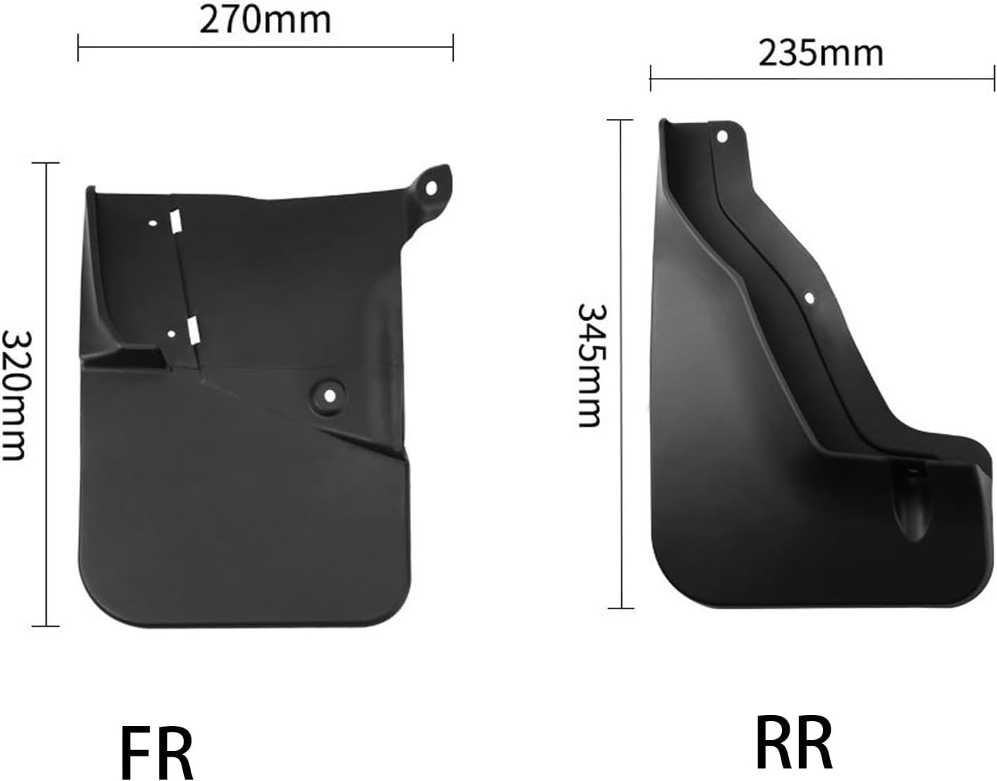 Бризковики BYD Leopard 8 2024+, к-кт (4шт.)