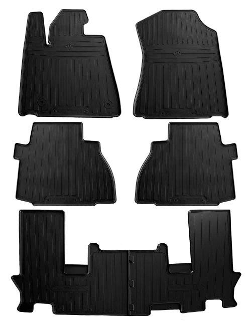 Килимки в салон Stingray для Toyota Sequoia II 08- (special design 2017) (комплект 6 шт) 1022386