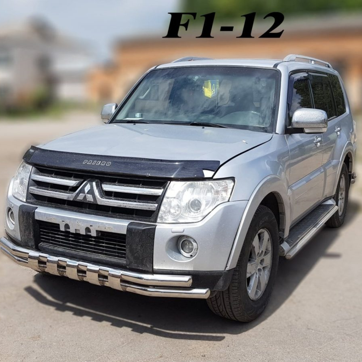 Защита бампера двойная для Mitsubishi Pajero Wagon 4 2006-