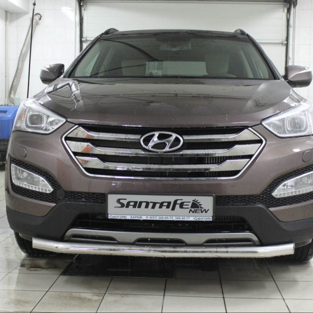 Захист передній Hyundai Santa Fe 2013-2018