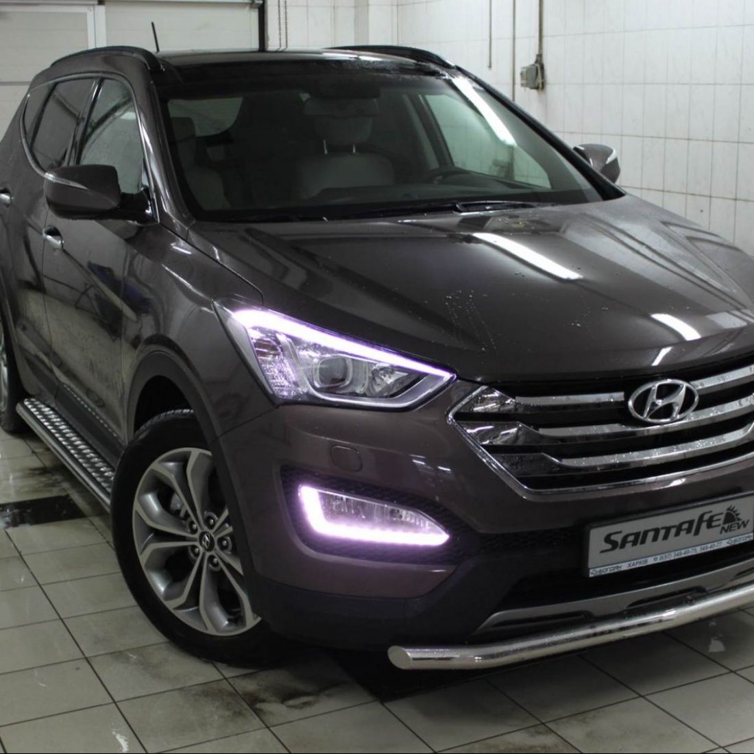 Захист передній Hyundai Santa Fe 2013-2018