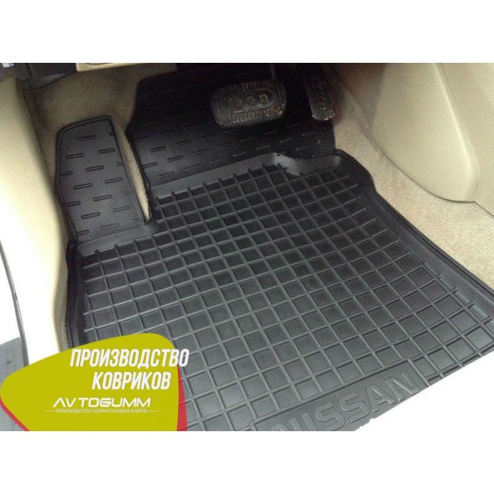 Автомобільні килимки в салон гумові (Avto-Gumm) для Nissan Tiida 2007-2012