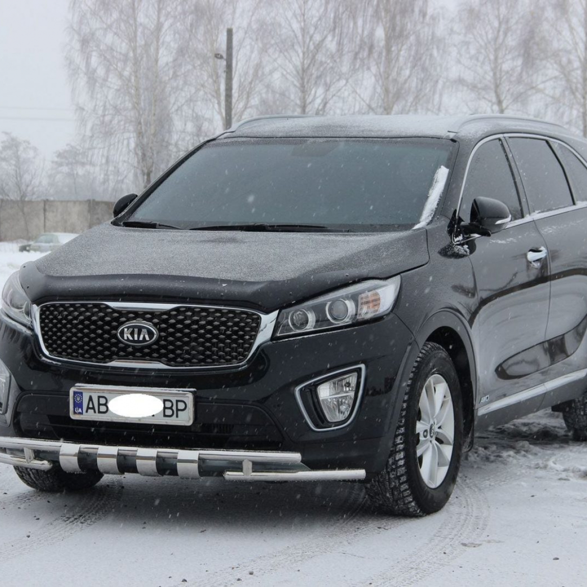 Захист переднього бампера для Kia Sorento 2015+
