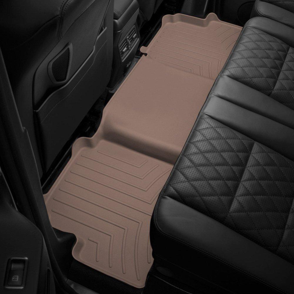Килимки в салон для Volkswagen Touareg 2010 - бортиком задні бежеві 4 зон 453333