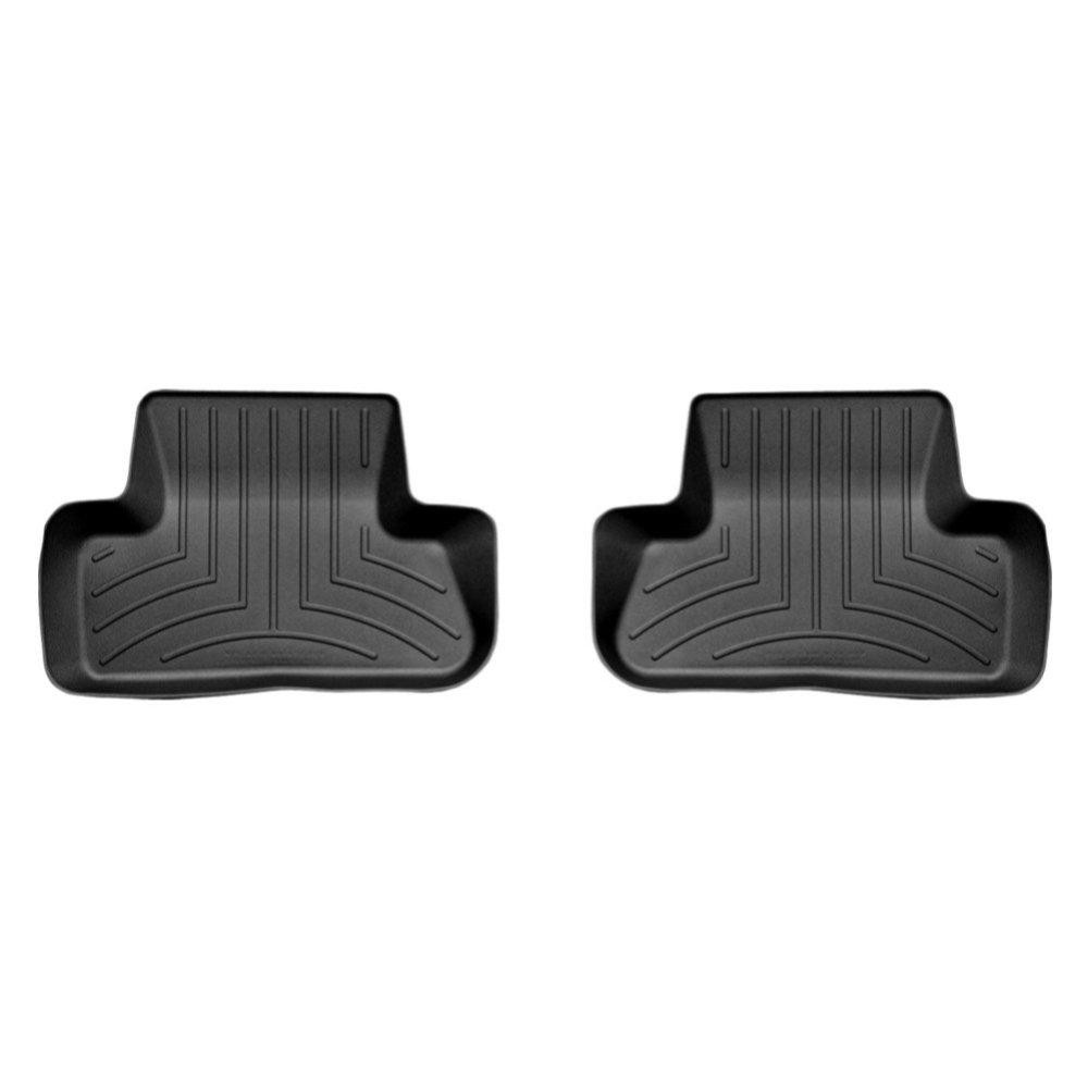 Килимки в салон для Audi Q5 2008 - з бортиком чорні задні 442302