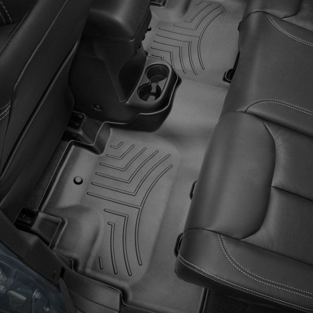 Килимки в салон для Jeep Wrangler 2014 - задні чорні UNLIMITED 445732