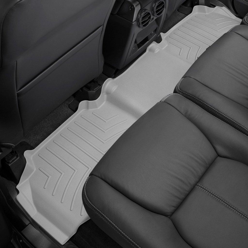 Килимки в салон для Land Rover Discovery 2013 - з бортиком задні сірі LR4 463623