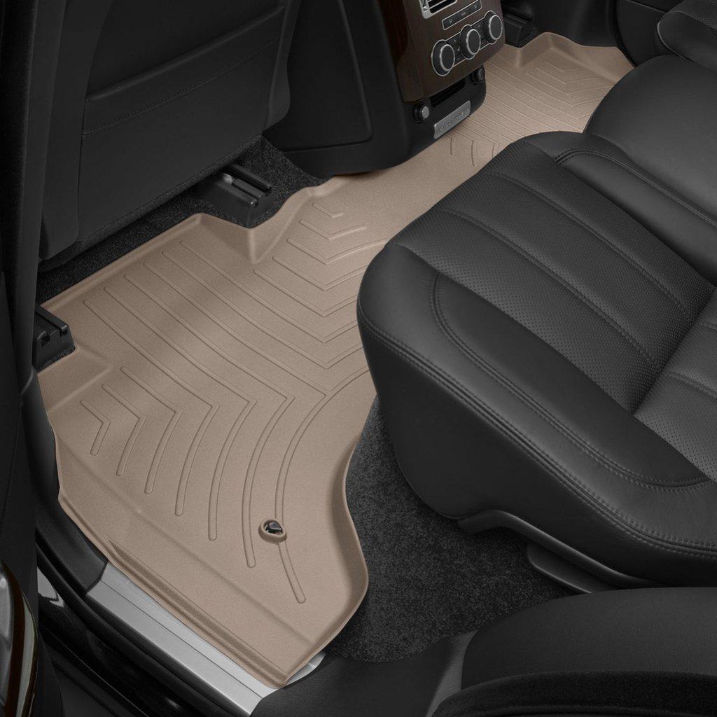 Килимки в салон для Land Rover Range Rover Vogue 2013 - з бортиком задні бежеві 454803
