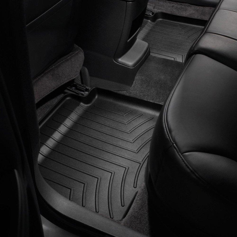 Килимки в салон для Land Rover Range Rover Vogue 2013 - з бортиком задні чорні з конс 444802