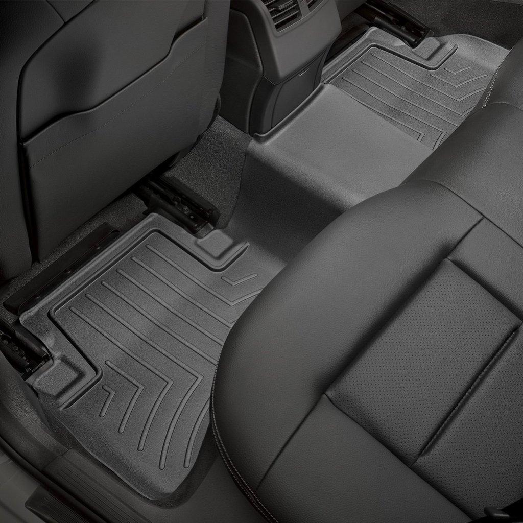 Килимки в салон для Mercedes-Benz E W212 2009 - з бортиком задній чорний 442583