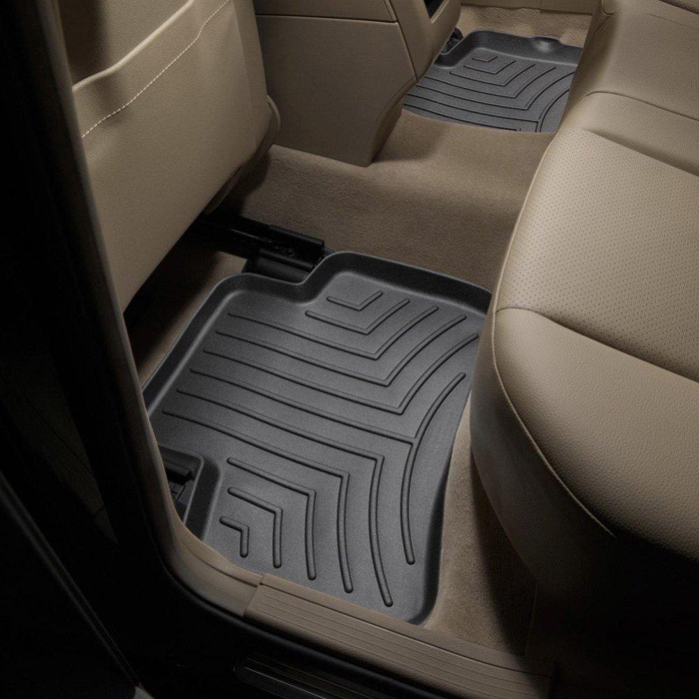 Килимки в салон для Mercedes-Benz GLK 2012-15 з бортиком чорні задні 442102