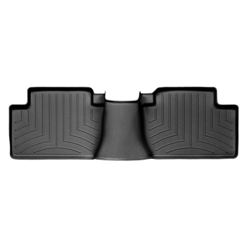 Килимки в салон для Mitsubishi Outlander XL 2007 - з бортиком чорні задні 441622