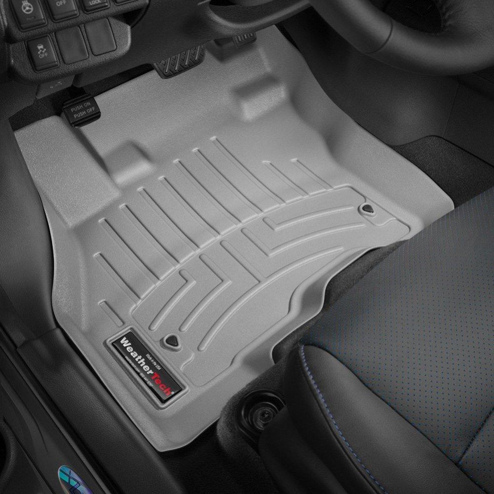Килимки в салон для Nissan Leaf 2013-15 з бортиком передні сірі 465501