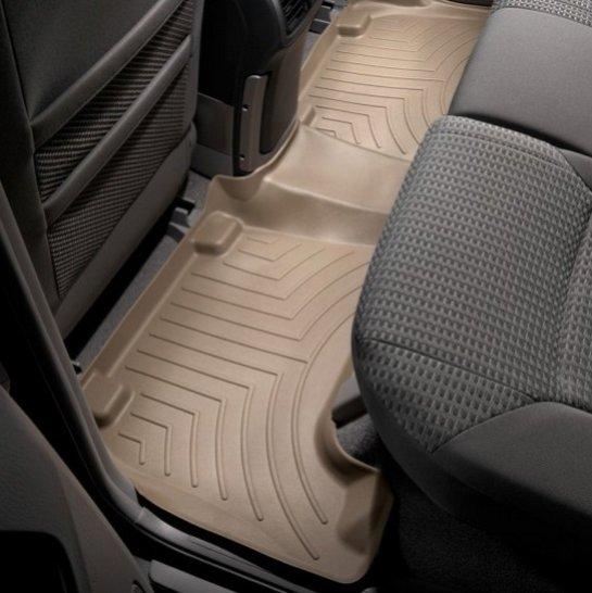 Килимки в салон для Toyota Fortuner 2006-12 з бортиком бежеві задні 451003