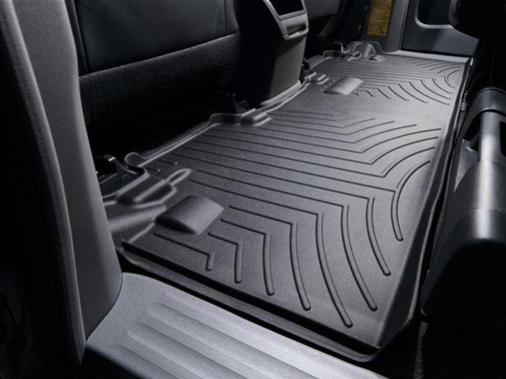 Килимки в салон для Toyota Sienna 2010 - з бортиком задні чорні 8 місць 443002