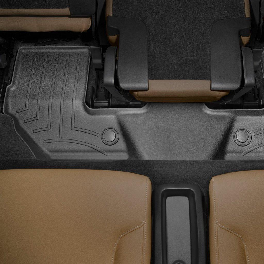 Килимки в салон для Volvo XC90 2016 - з бортиком задні чорні Hybrid 448283