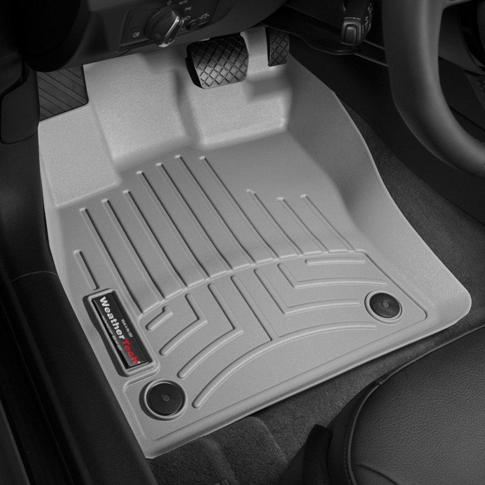 Килимки в салон для Volkswagen Golf VII 2013 - килимок гумовий з бортиком сірий передні 464961