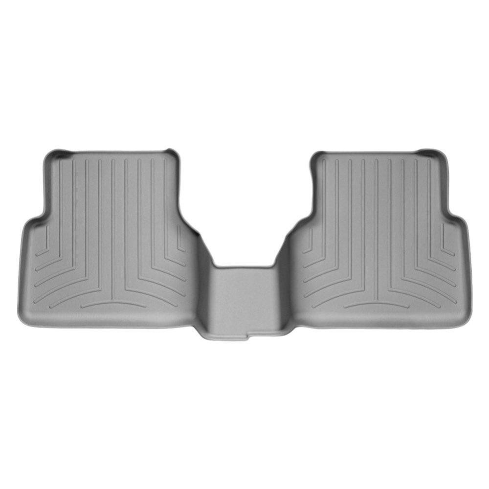 Килимки в салон для Volkswagen Tiguan 2007 - бортиком задні сірі 461522
