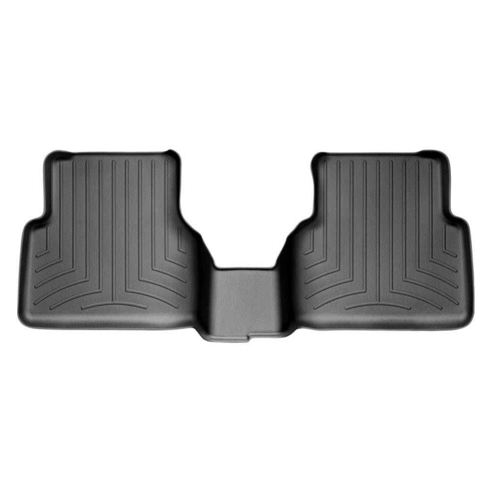 Килимки в салон для Volkswagen Tiguan 2007 - бортиком задні чорні 441522