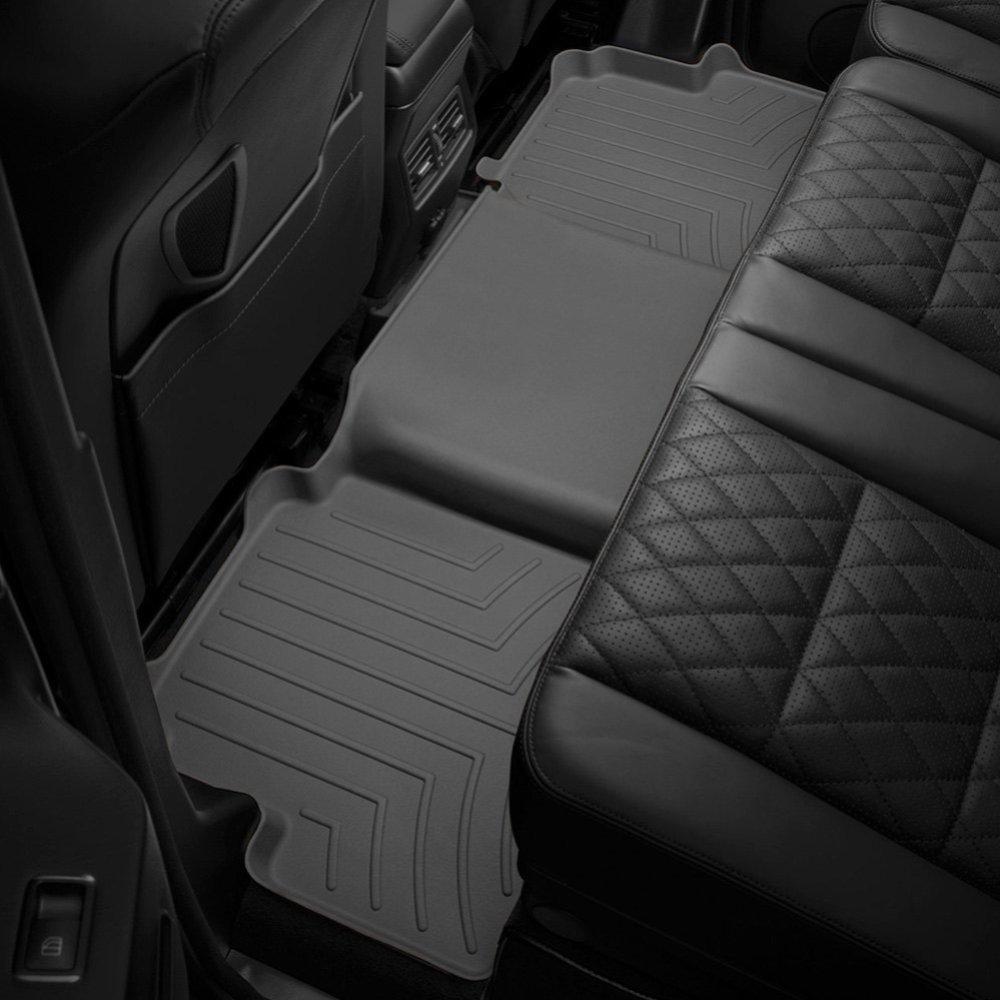 Килимки в салон для Volkswagen Touareg 2010 - бортиком задні сірі 4 зон 463333