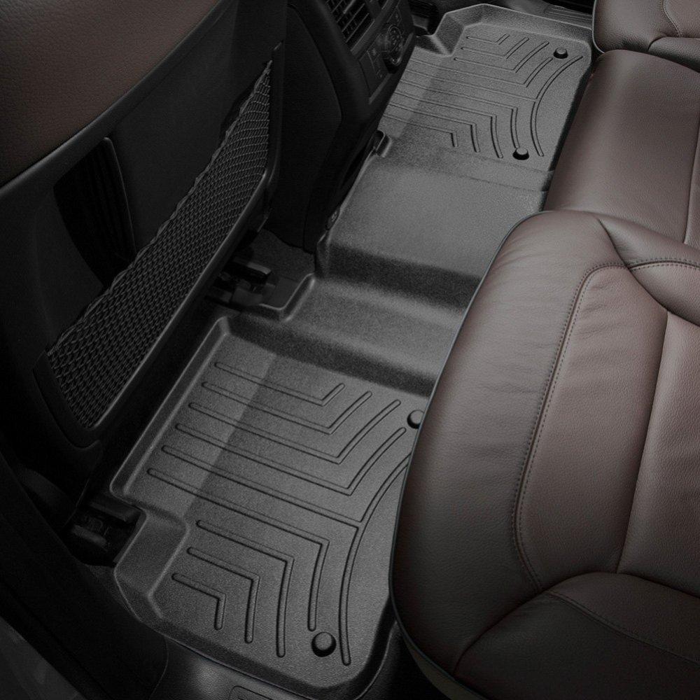 Килимки в салон для Mercedes-Benz GL/classe ML 2012 - з бортиком чорні задні 444012