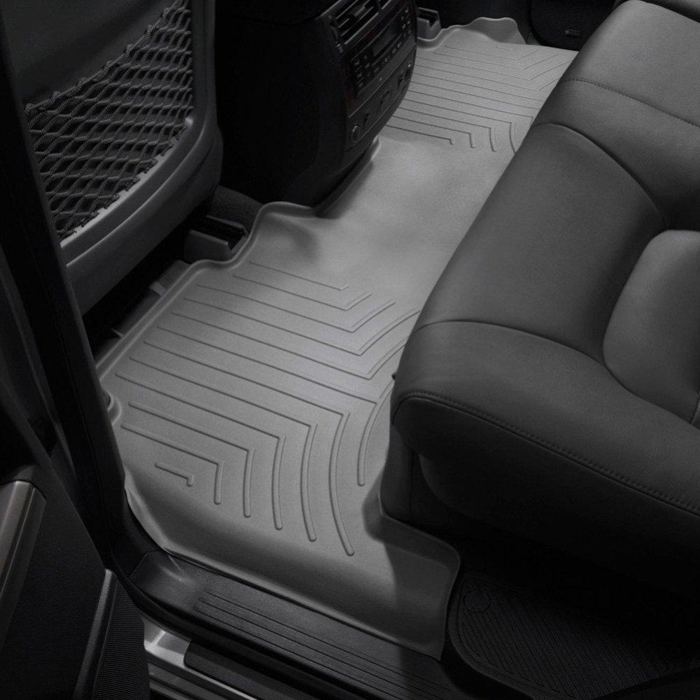 Килимки в салон для Toyota Land Cruiser 200 2008-LX 570 Lexusс бортиком задні сірі 461572