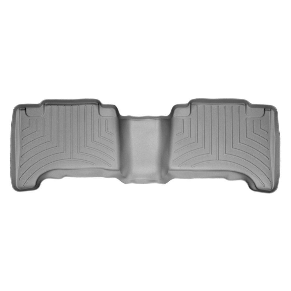 Килимки в салон для Toyota Land Cruiser Prado 120 2003-08 з бортиком сірі задні 460702