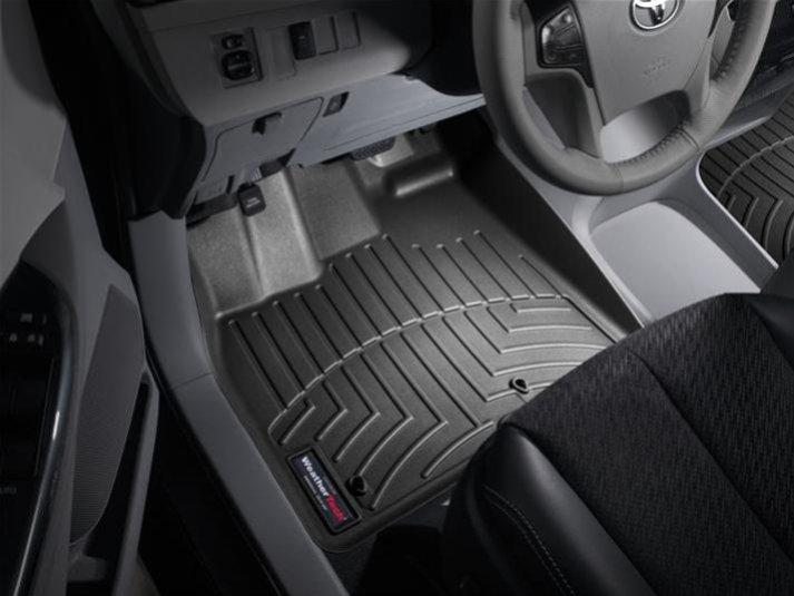 Килимки в салон для Toyota Sienna 2010 - передні чорні 443001