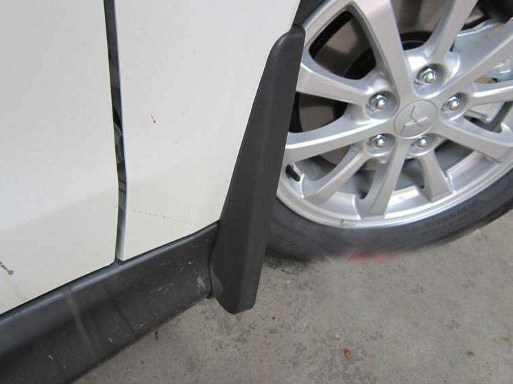 Бризковики до Mitsubishi ASX 2010-2019 без арок, (4шт.)
