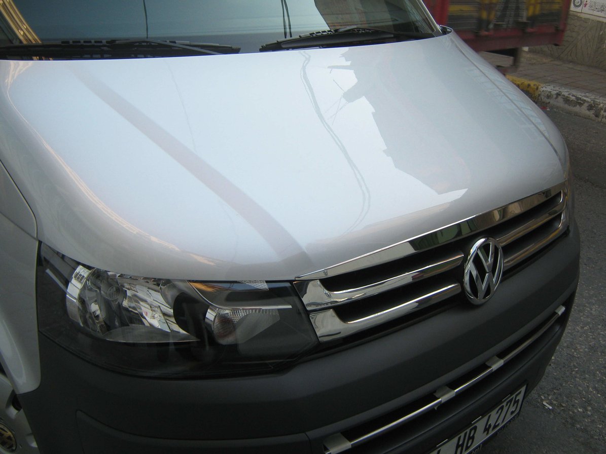 Хром молдінг на капот Volkswagen T5 GP 2010-2015 (нержавіюча сталь)