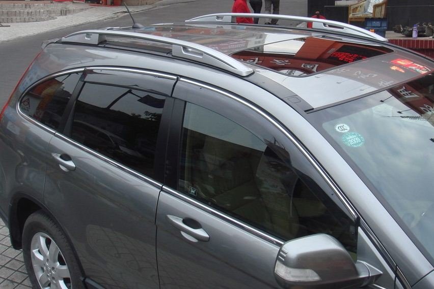 Рейлінги на кришу сірі для  Honda CR-V 2006-2012 Тип2