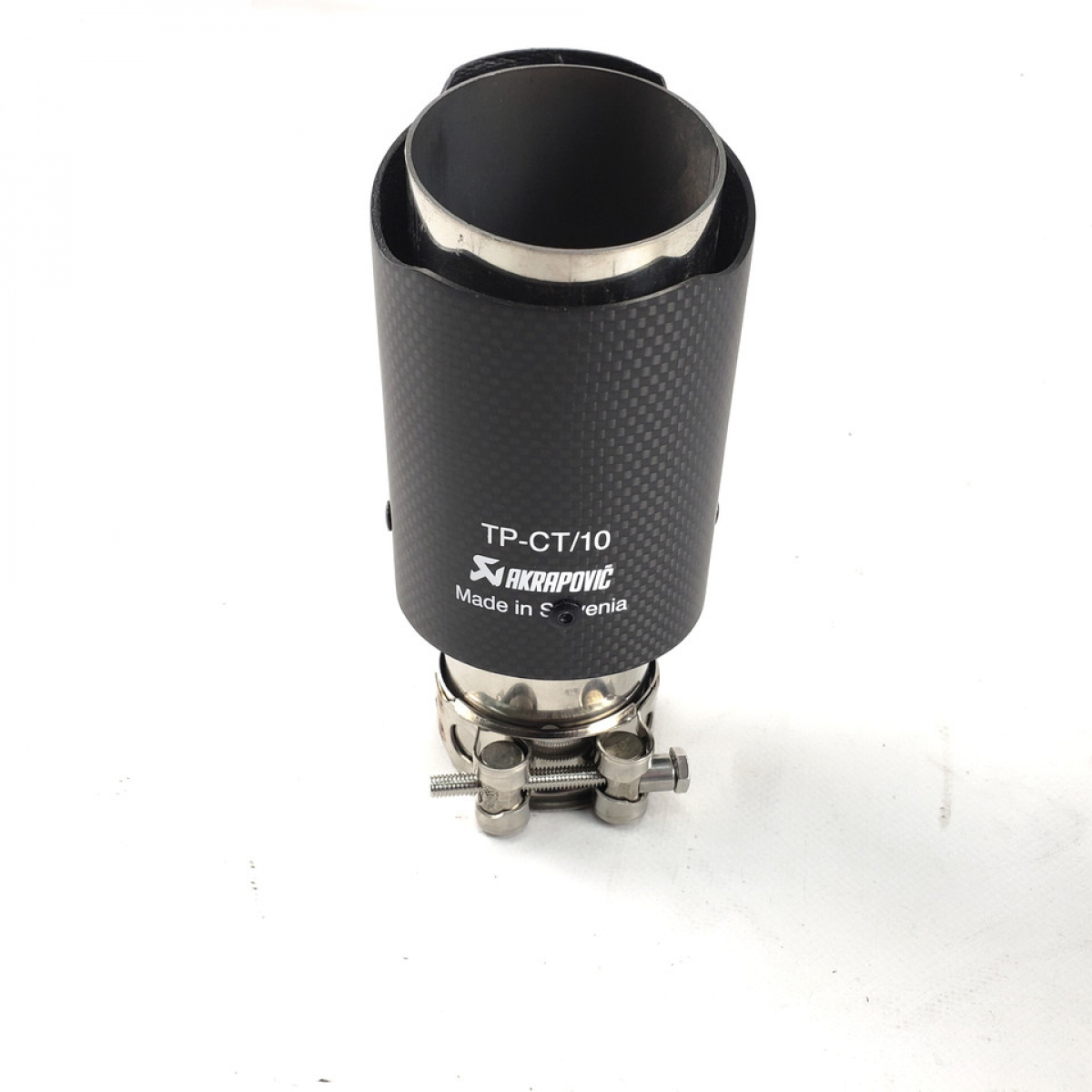 Насадки на вихлопні труби AKRAPOVIC 54mm (Матовий Карбон)