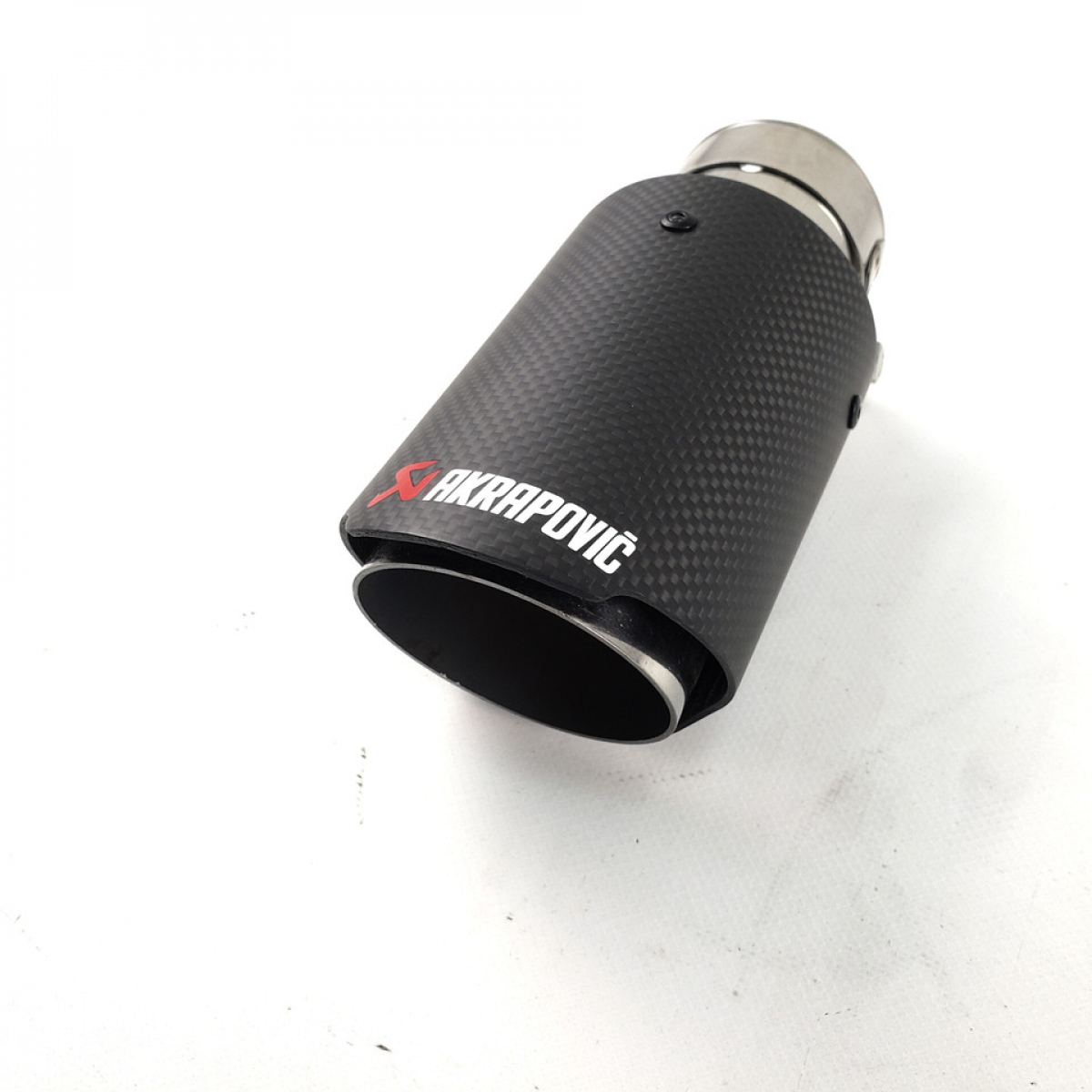 Насадки на вихлопні труби AKRAPOVIC 54mm (Матовий Карбон)