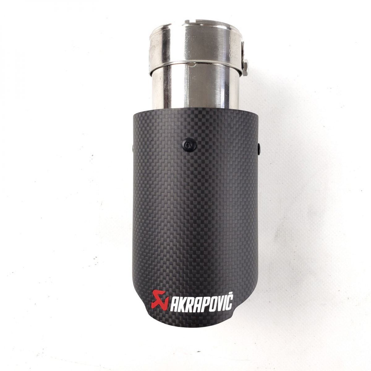 Насадки на вихлопні труби AKRAPOVIC 54mm (Матовий Карбон)