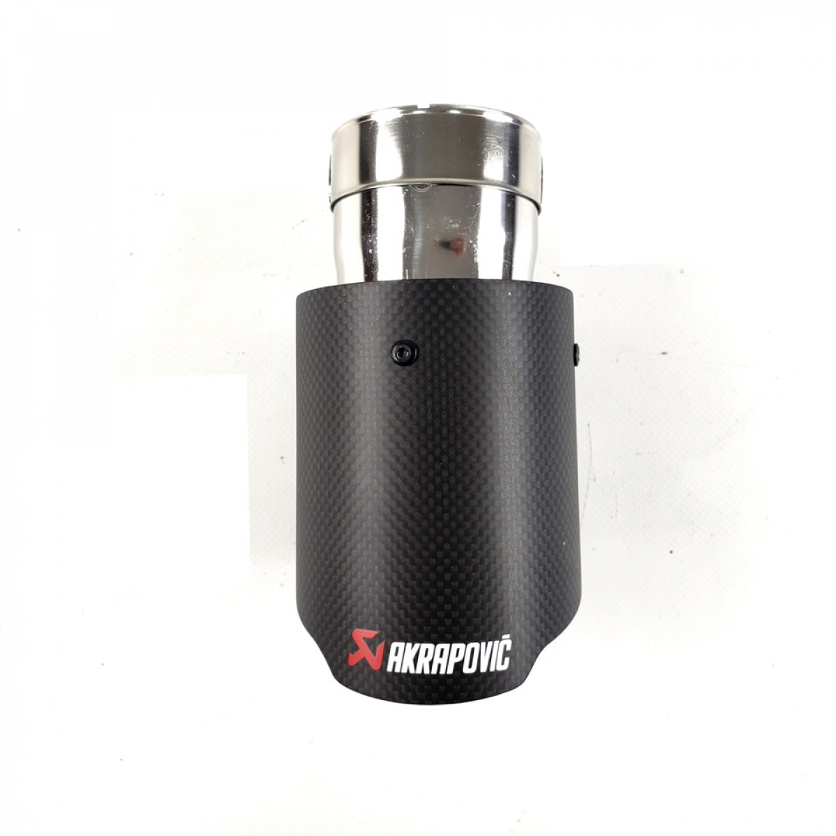 Насадки на вихлопні труби AKRAPOVIC 63mm (Матовий Карбон)