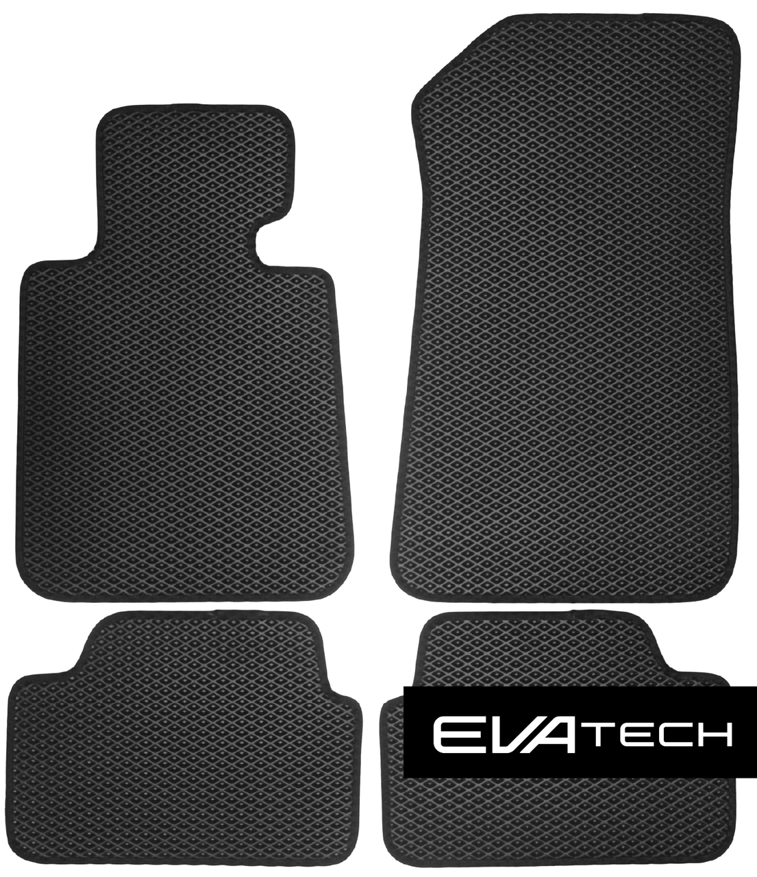 Килимки в салон EVAtech для Peugeot 3008 (16-) EVA полімерні чорні