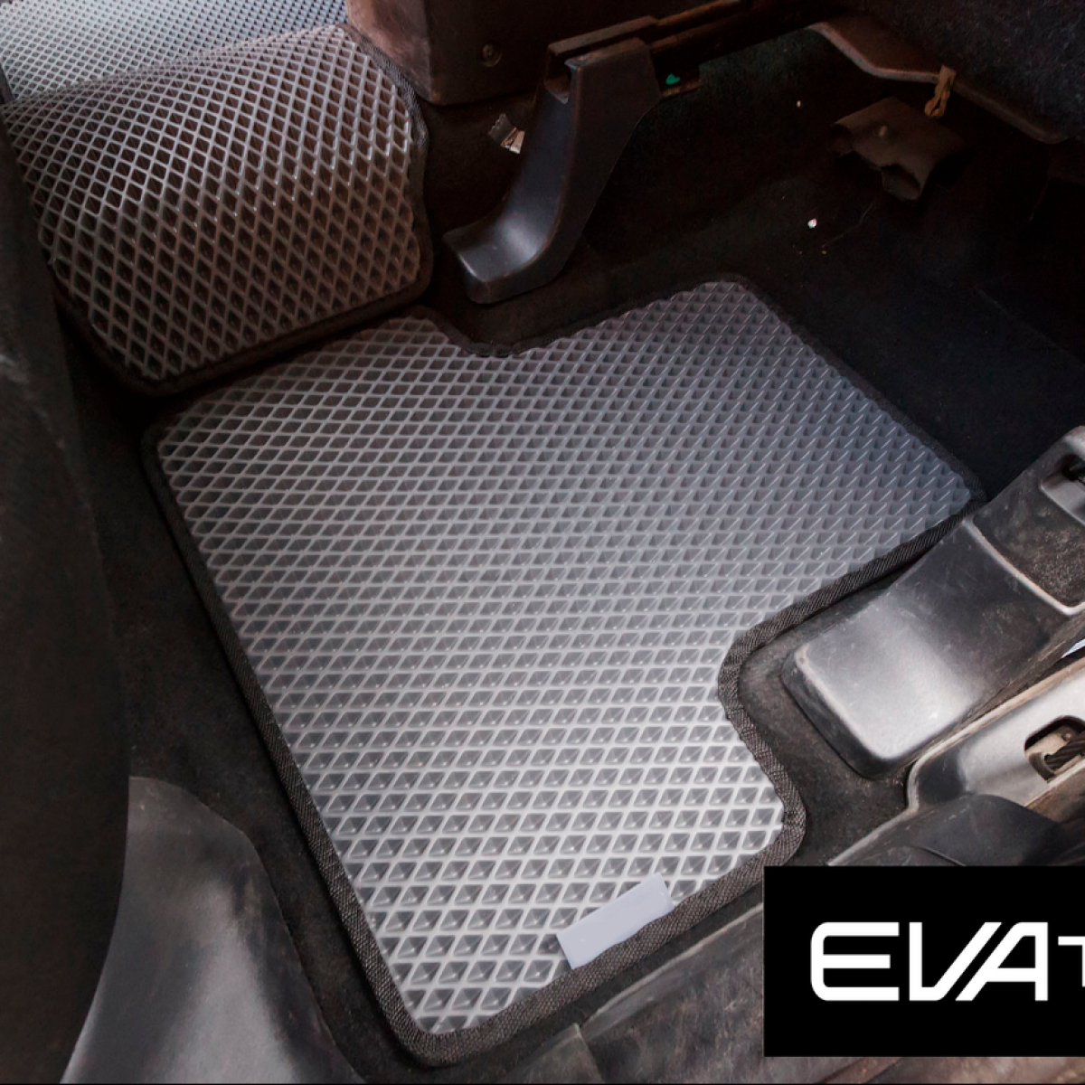Килимки в салон EVAtech для Mitsubishi ASX EVA полімерні сірі