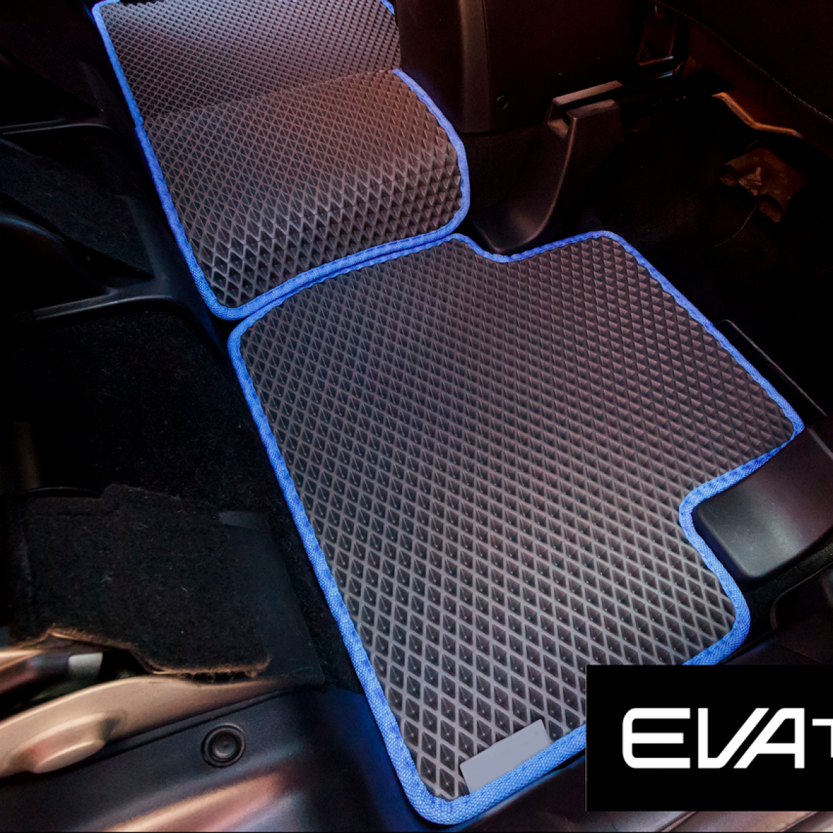 Килимки в салон EVAtech для Mitsubishi Outlander XL EVA полімерні сірий