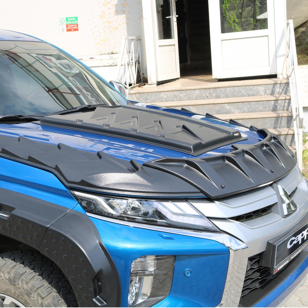 Комплект накладок на капот DRAGON (3 шт) для Mitsubishi L200 2019-2025