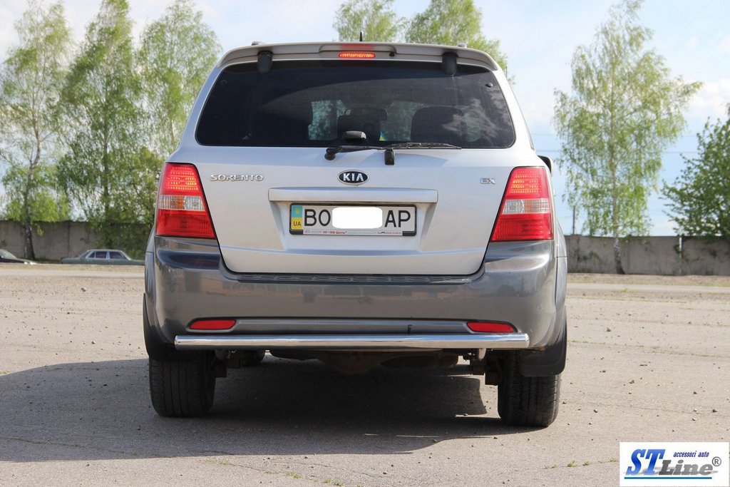 Задня дуга AK002 (нерж.) для Kia Sorento 2002-2009 рр