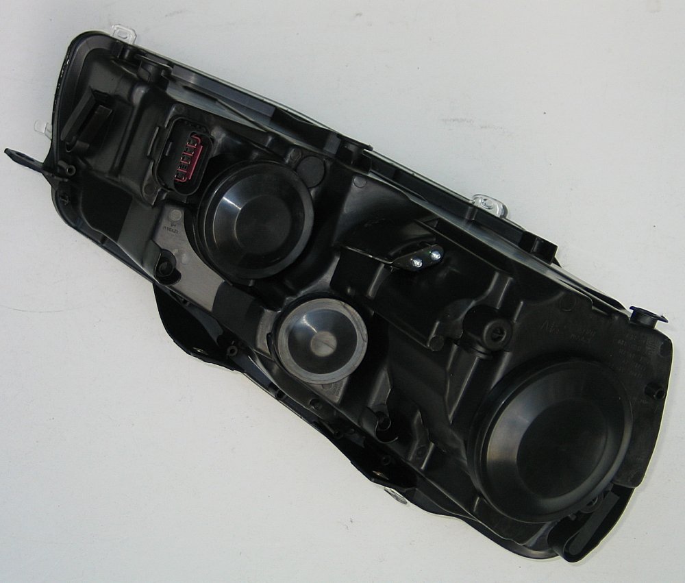 Передні фари чорні 2 лінзи V1 для Volkswagen Golf 6 2009-2012